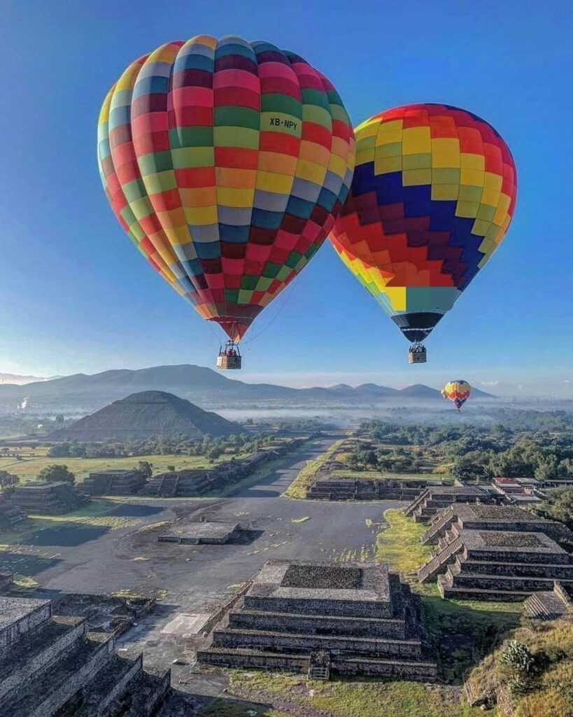 Vuelo de cumpleaños en Teotihuacán