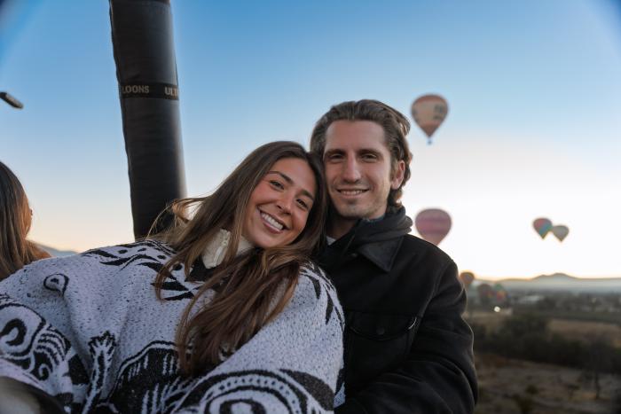 Vuelo privado para pareja en Teotihuacán